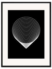 Gerahmter Kunstdruck Die Stimme