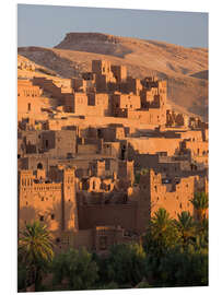 Cuadro de PVC Kasbah Ait Ben Haddou cerca de Ouarza