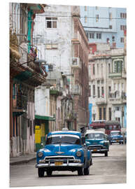 Stampa su PVC Taxi in Avenue Colon, Cuba