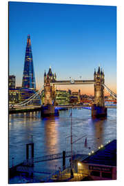 Alumiinitaulu The Tower Bridge at dusk