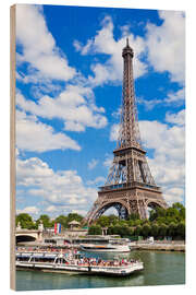 Puutaulu Tour boat on the Seine with Eiffel Tower