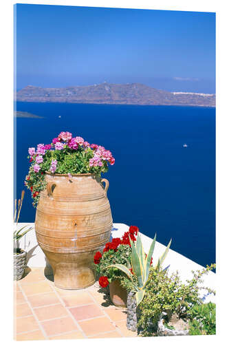 Akrylbillede Fira, Santorini Island (Thira)