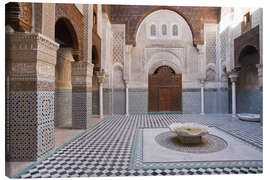 Lærredsbillede  Madrasah Attarine, Morocco - Marco Cristofori