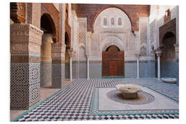 Foam board print Madrasah Attarine, Morocco