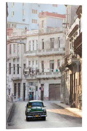 Gallery print Taxi driving in Havana