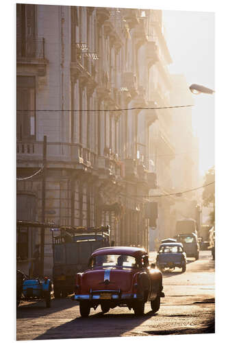 Hartschaumbild Oldtimer in Havana