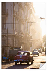 Vinilo para la pared Oldtimers in Havana