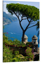 Aluminium print Rufolo view, Ravello, Amalfi Coast