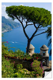 Vinilo para la pared Rufolo view, Ravello, Amalfi Coast