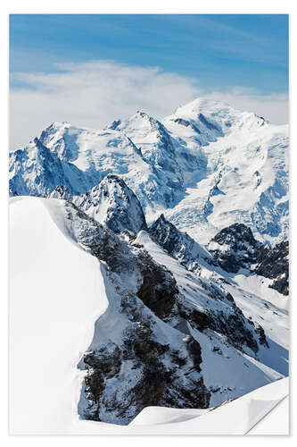 Naklejka na ścianę Mont Blanc