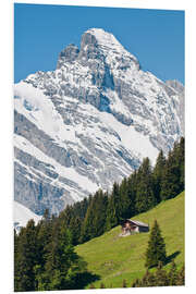 Foam board print Jungfrau-massif