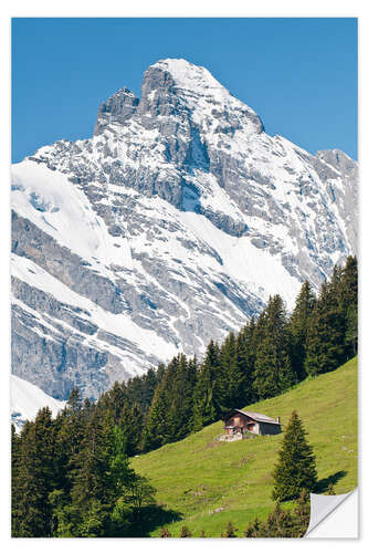 Wandsticker Jungfrau-Massiv