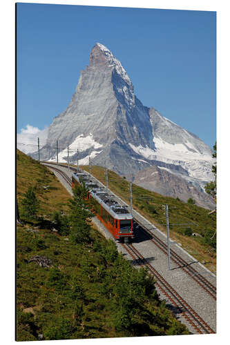 Aluminiumsbilde Excursion to the Matterhorn