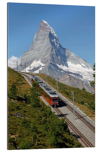 Quadro em plexi-alumínio Excursion to the Matterhorn