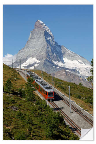 Självhäftande poster Excursion to the Matterhorn