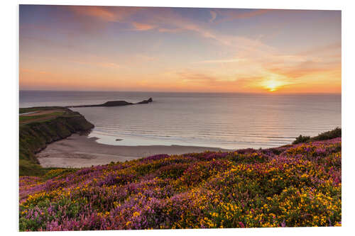 PVC print Rhossili Bay, Wales