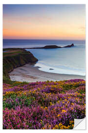 Naklejka na ścianę Rhossili Bay, Wales