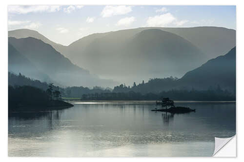 Selvklæbende plakat Lake Ullswater, Cumbria