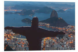 Hartschaumbild Christus, Corcovado
