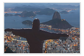 Poster Christ the Redeemer, Corcovado