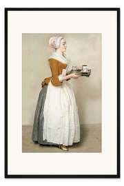 Gerahmter Kunstdruck Das Schokoladenmädchen