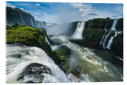 Acrylglasbild Iguazú-Wasserfälle, Argentinien