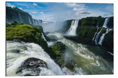 Aluminium print Iguassu Falls, Argentina