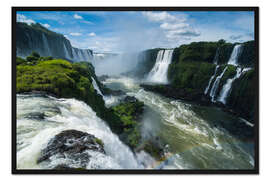 Gerahmter Kunstdruck Iguazú-Wasserfälle, Argentinien