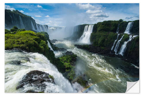 Selvklebende plakat Iguassu Falls, Argentina