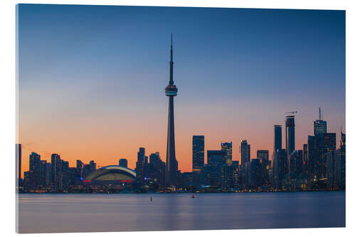 Akryylilasitaulu View of CN Tower and city skyline, Toronto, Ontario, Canada, North America