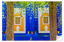 Vinilo para la pared Windows in the Majorelle Gardens