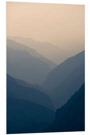 Foam board print Khumbu (Everest) Region, Nepal, Himalayas, Asia