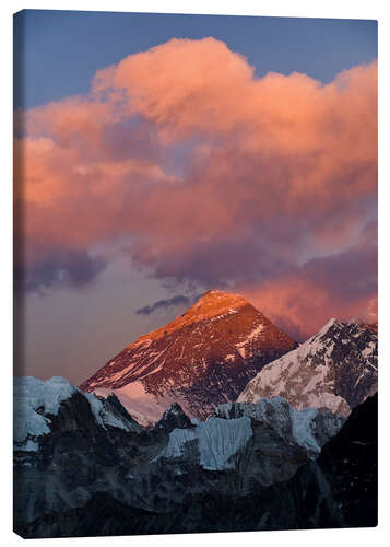 Canvas print Mount Everest & Mount Lhotse