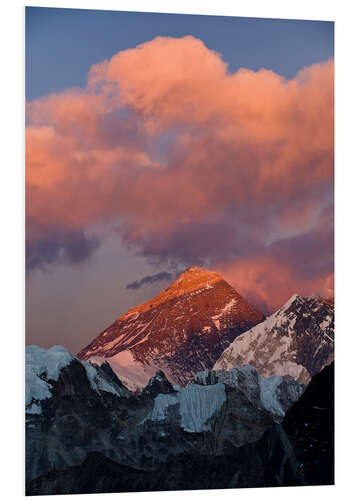 Bilde på skumplate Mount Everest & Mount Lhotse