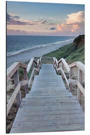 Magnettafel Treppe zum Strand in Kampen, Sylt
