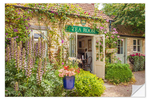 Wall sticker Typical English Tea Room in Wiltshire (England)