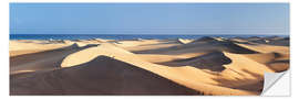 Wall sticker Panorama of the sand dunes of Maspalomas