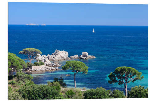 Stampa su PVC Spiaggia di Palombaggia, Corsica