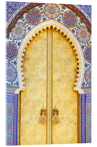 Acrylic print Royal Palace Door, Fez