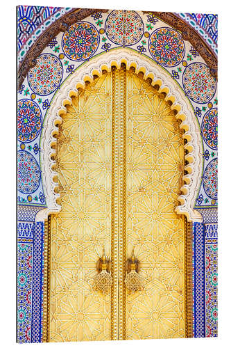 Galleritryk Royal Palace Door, Fez