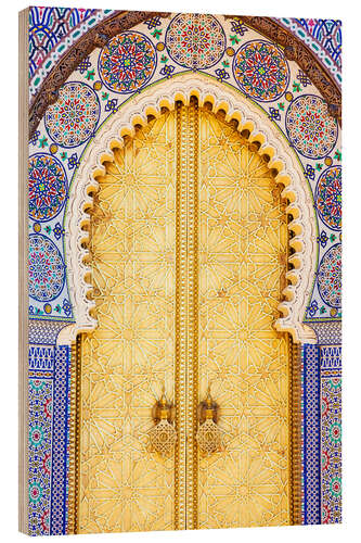 Puutaulu Royal Palace Door, Fez