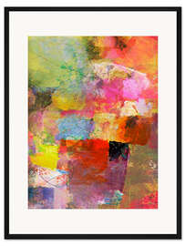 Gerahmter Kunstdruck Abstrakt Nr 26