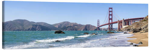 Tableau sur toile Panorama de San Francisco