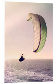 Gallery print Paragliding over the ocean