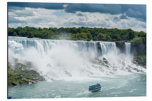 Aluminium print American Falls (Niagara)