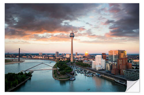 Selvklebende plakat Düsseldorf