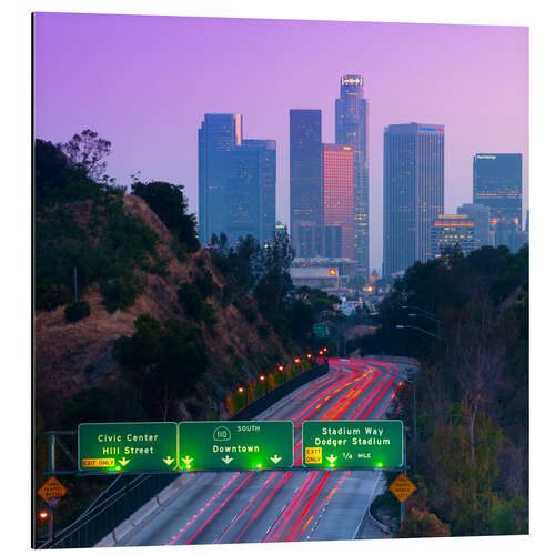 Stampa su alluminio Route 110, Los Angeles, California, United States of America, North America