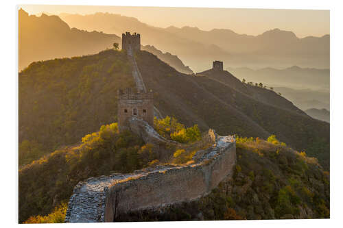 Hartschaumbild Chinesische Mauer aus der Ming-Dynastie