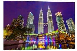 Acrylic print Petronas Towers, Kuala Lumpur