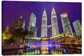 Canvas print Petronas Towers, Kuala Lumpur